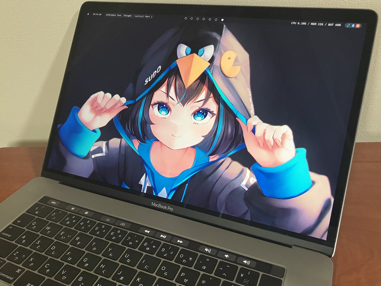 Running Arch Linux on MacBook Pro 15,1